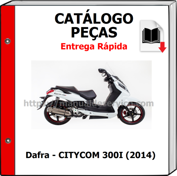 Catálogo de Peças - Dafra - CITYCOM 300I (2014)