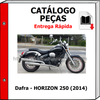 Catálogo de Peças – Dafra – HORIZON 250 (2014)