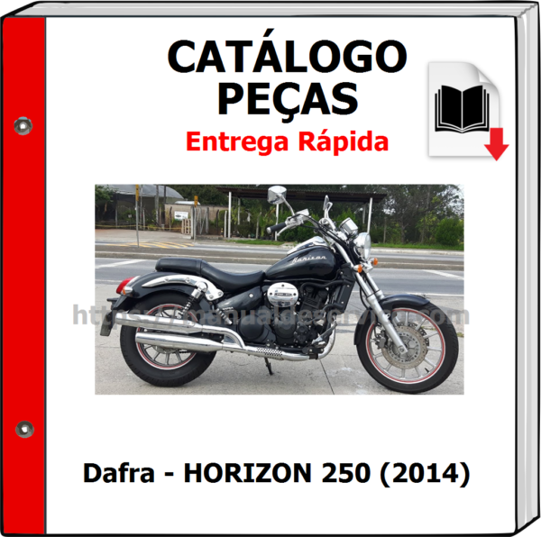 Catálogo de Peças - Dafra - HORIZON 250 (2014)