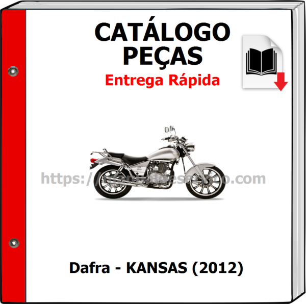 Catálogo de Peças - Dafra - KANSAS (2012)