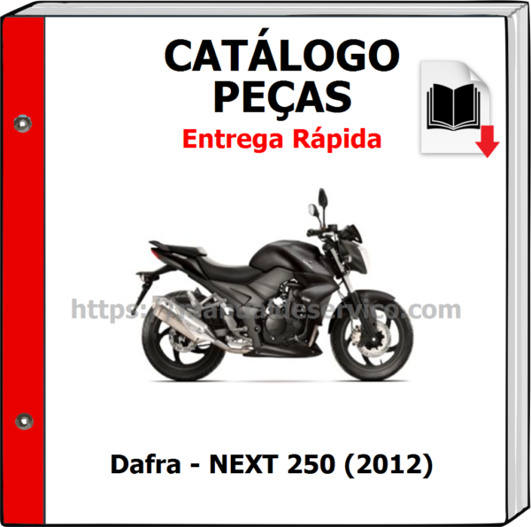 Catálogo de Peças - Dafra - NEXT 250 (2012)