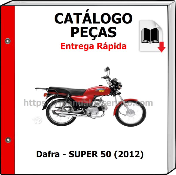 Catálogo de Peças - Dafra - SUPER 50 (2012)