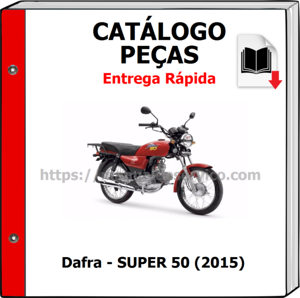 Catálogo de Peças - Dafra - SUPER 50 (2015)
