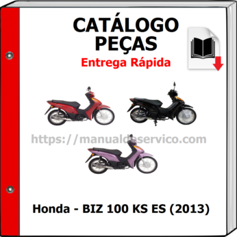 Catálogo de Peças – Honda – BIZ 100 KS ES (2013)