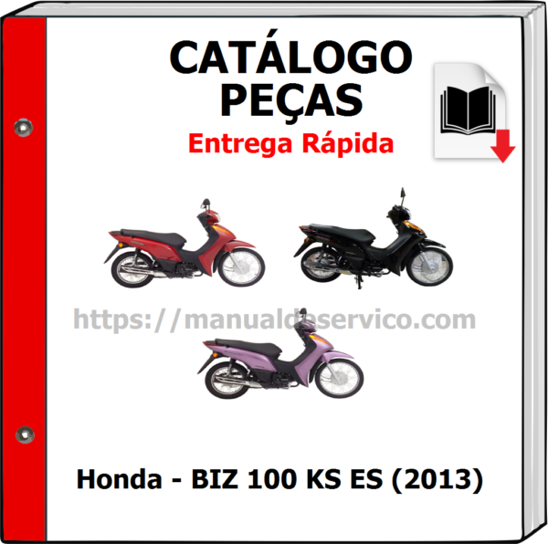 Catálogo de Peças - Honda - BIZ 100 KS ES (2013)