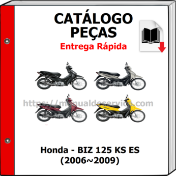 Catálogo de Peças – Honda – BIZ 125 KS ES (2006~2009)