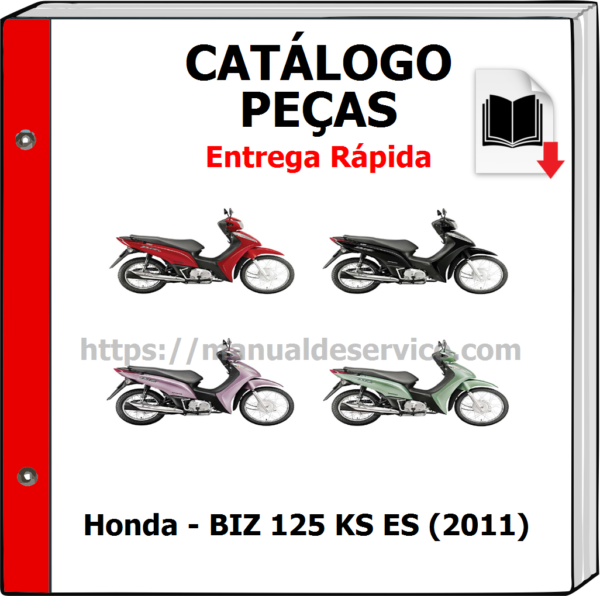 Catálogo de Peças - Honda - BIZ 125 KS ES (2011)