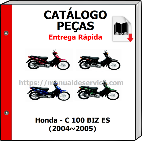 Catálogo de Peças - Honda - C 100 BIZ ES (2004~2005)