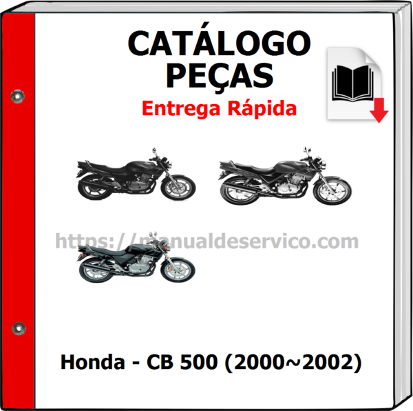 Catálogo de Peças - Honda - CB 500 (2000~2002)