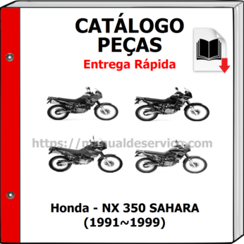 Catálogo de Peças – Honda – NX 350 SAHARA (1991~1999)