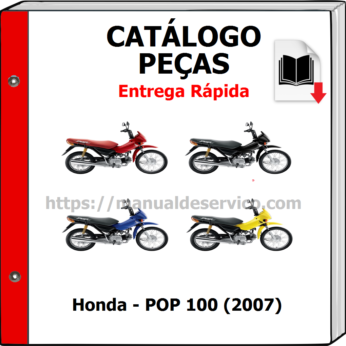 Catálogo de Peças – Honda – POP 100 (2007)