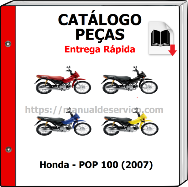 Catálogo de Peças - Honda - POP 100 (2007)