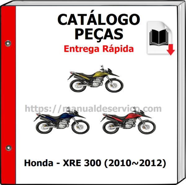Catálogo de Peças - Honda - XRE 300 (2010~2012)