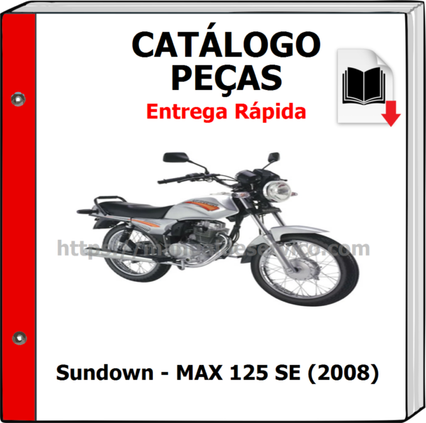 Catálogo de Peças - Sundown - MAX 125 SE (2008)