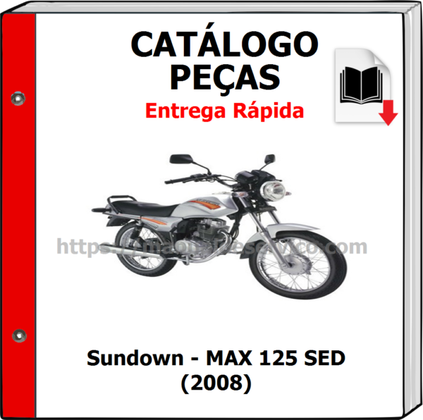 Catálogo de Peças - Sundown - MAX 125 SED (2008)