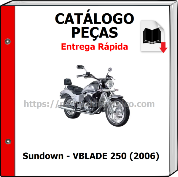 Catálogo de Peças - Sundown - VBLADE 250 (2006)