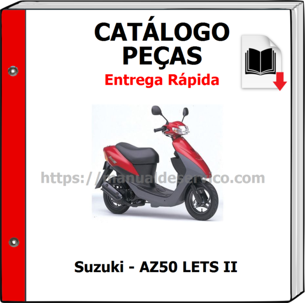 Catálogo de Peças - Suzuki - AZ50 LETS II