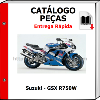 Catálogo de Peças – Suzuki – GSX R750W