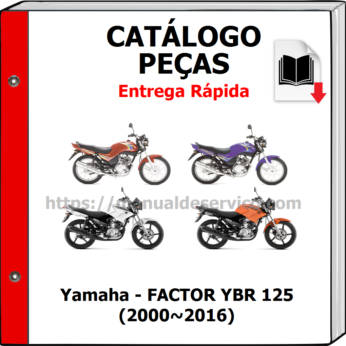 Catálogo de Peças – Yamaha – FACTOR YBR 125 (2000~2016)