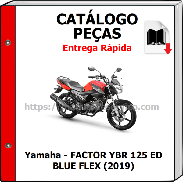 Catálogo de Peças - Yamaha - FACTOR YBR 125 ED BLUE FLEX (2019)