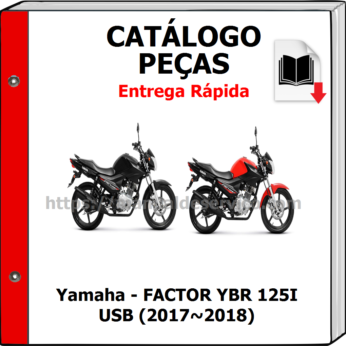 Catálogo de Peças – Yamaha – FACTOR YBR 125I USB (2017~2018)