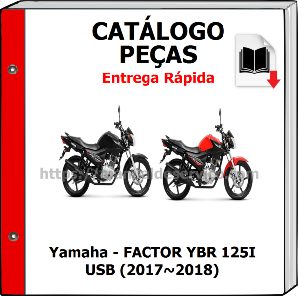 Catálogo de Peças - Yamaha - FACTOR YBR 125I USB (2017~2018)