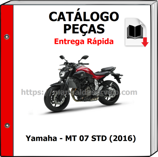 Catálogo de Peças - Yamaha - MT 07 STD (2016)