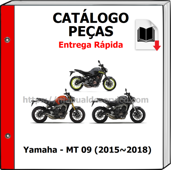 Catálogo de Peças - Yamaha - MT 09 (2015~2018)