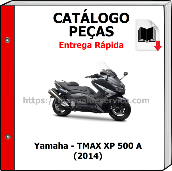 Catálogo de Peças - Yamaha - TMAX XP 500 A (2014)