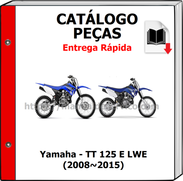 Catálogo de Peças - Yamaha - TT 125 E LWE (2008~2015)