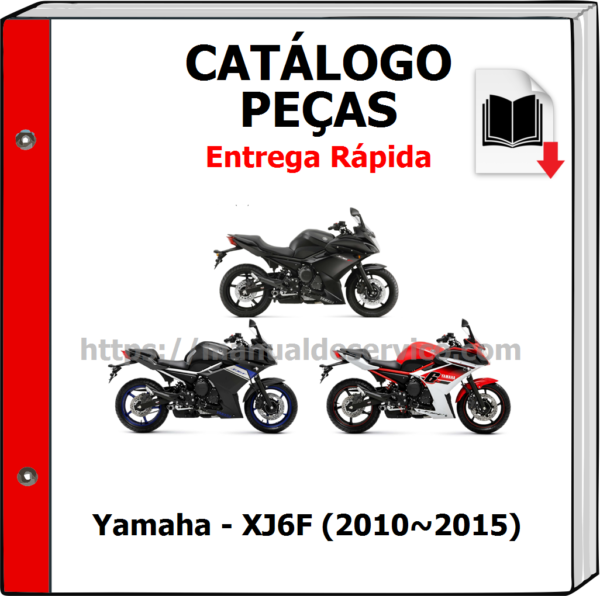 Catálogo de Peças - Yamaha - XJ6F (2010~2015)