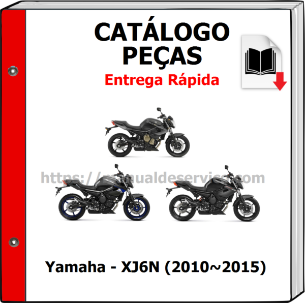 Catálogo de Peças - Yamaha - XJ6N (2010~2015)
