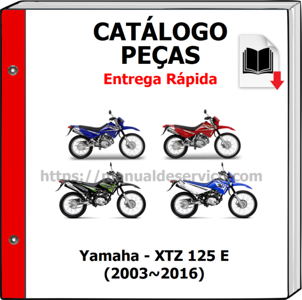 Catálogo de Peças - Yamaha - XTZ 125 E (2003~2016)