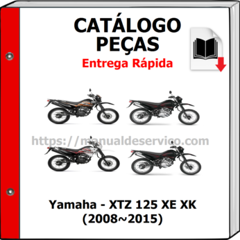 Catálogo de Peças – Yamaha – XTZ 125 XE XK (2008~2015)