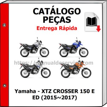 Catálogo de Peças – Yamaha – XTZ CROSSER 150 E ED (2015~2017)