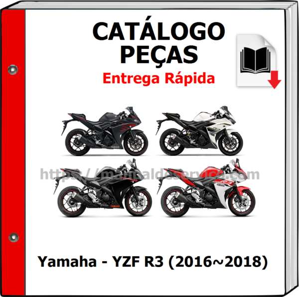 Catálogo de Peças - Yamaha - YZF R3 (2016~2018)
