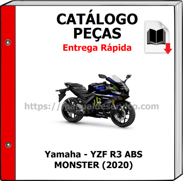 Catálogo de Peças - Yamaha - YZF R3 ABS MONSTER (2020)