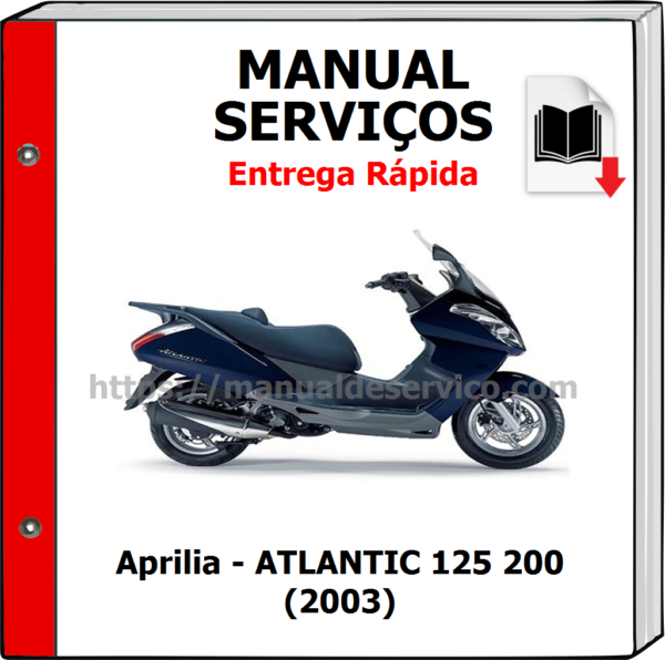 Manual de Serviços - Aprilia - ATLANTIC 125 200 (2003)