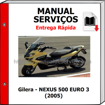 Manual de Serviços – Gilera – NEXUS 500 EURO 3 (2005)