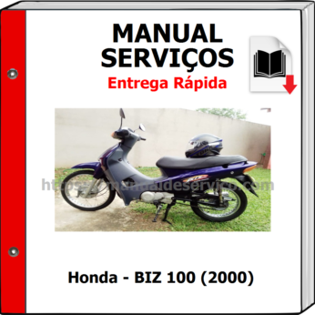Manual de Serviços – Honda – BIZ 100 (2000)