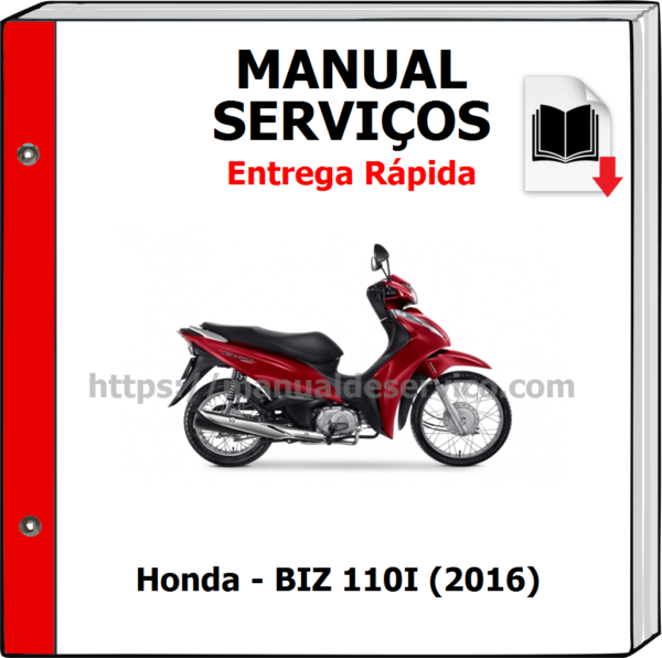 Manual de Serviços - Honda - BIZ 110I (2016)