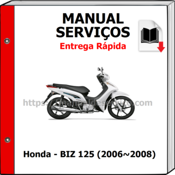 Manual de Serviços – Honda – BIZ 125 (2006~2008)