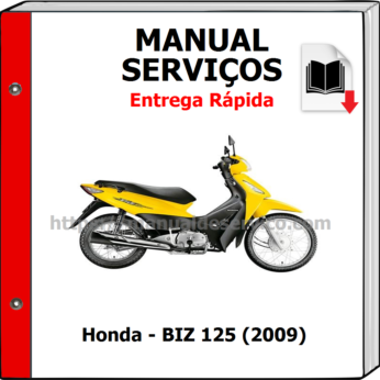 Manual de Serviços – Honda – BIZ 125 (2009)