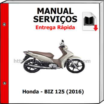 Manual de Serviços – Honda – BIZ 125 (2016)