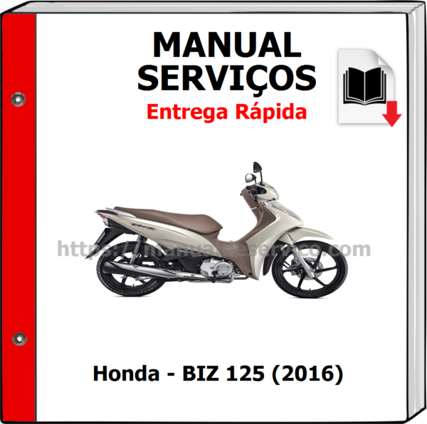 Manual de Serviços - Honda - BIZ 125 (2016)
