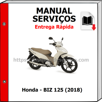 Manual de Serviços – Honda – BIZ 125 (2018)