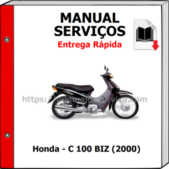 Manual de Serviços – Honda – C 100 BIZ (2000)