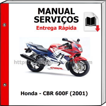 Manual de Serviços – Honda – CBR 600F (2001)