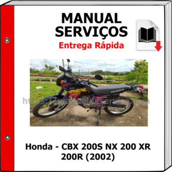 Manual de Serviços – Honda – CBX 200S NX 200 XR 200R (2002)