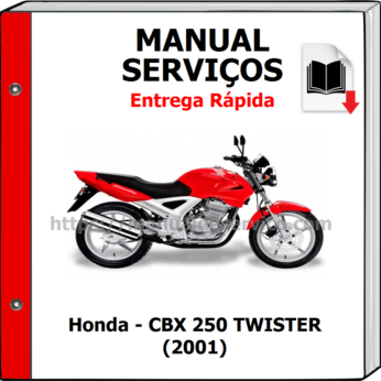 Manual de Serviços – Honda – CBX 250 TWISTER (2001)